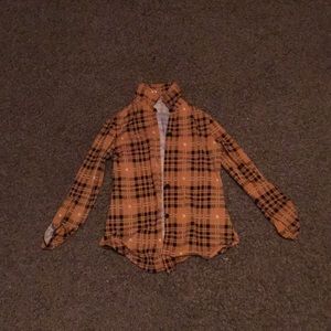 Plaid kid shirt